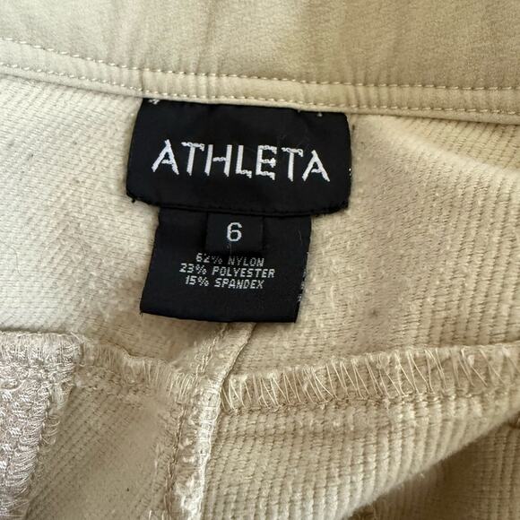 Athleta Tan Stretch Pants Women’s 6 - Picture 3 of 8